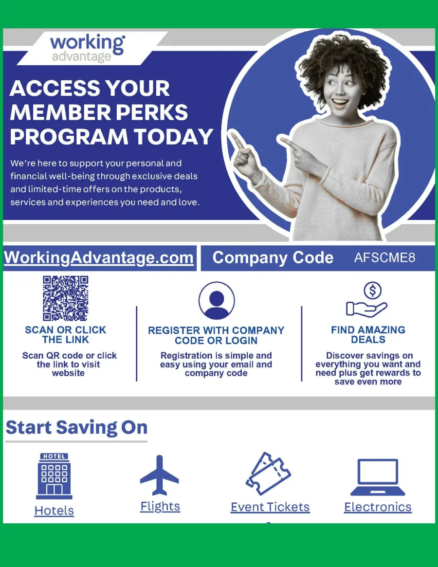 Working Advantage Benefits 