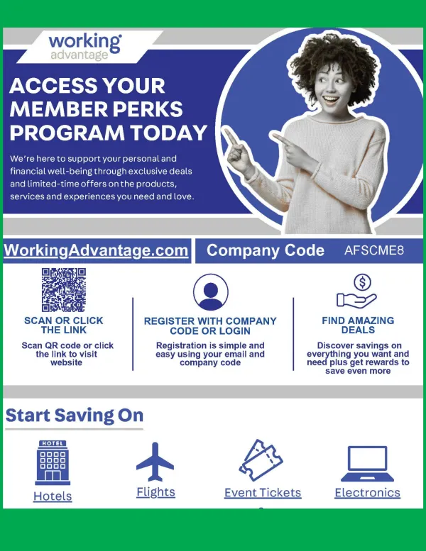 Working Advantage Benefits