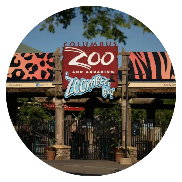 Photo of the entrance to the Columbus Zoo and Aquarium