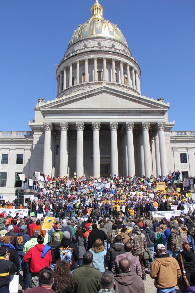 West Virginia, Athens Region, Workers Rights, Rally, Capital 